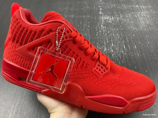 HYPE Red AQ3559-600 Jordan Retro 4 Flyknit 0819